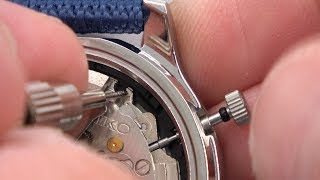 How to Remove Stems and Crown from Common Movements Watch and Learn 66 [upl. by Tung903]