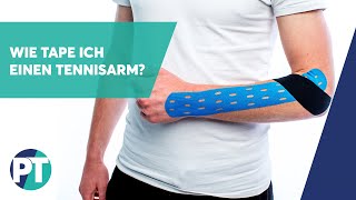 Tennisarm tapen  Medical Taping  PhysioTape [upl. by Elia]