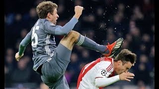 MULLER RED CARD VS AJAX [upl. by Erny]