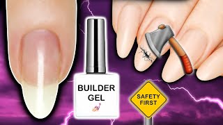 How To Remove Builder Gel At Home Safely [upl. by Derina844]