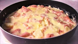 PAPAS GRATINADAS SIN HORNO [upl. by Deer376]