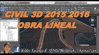 CORREDOR VIAL EN CIVIL 3D 2015  2025 811 [upl. by Cran533]