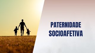 Paternidade socioafetiva [upl. by Patterman]