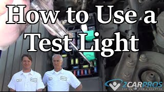 HOW TO USE AN AUTOMOTIVE TEST LIGHT TO FIND PROBLEMS [upl. by Amie]