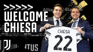 WELCOME CHIESA  Federico Chiesa is Presented as a Juventus Player [upl. by Diad418]