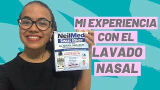 SINUS RINSE cómo usar en español 🤧  Lavado Nasal NEILMED [upl. by Utimer150]