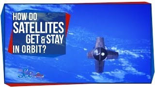 How Do Satellites Get amp Stay in Orbit [upl. by Joyan]