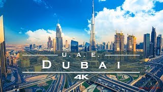 Dubai United Arab Emirates 🇦🇪  by drone 4K [upl. by Dniren]