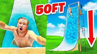 Worlds Biggest Vertical Water Slide [upl. by Dahraf]