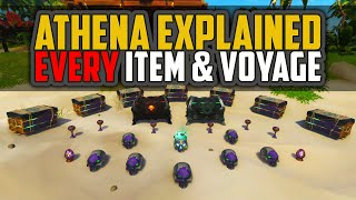 Sea of Thieves Athena Explained EVERY Item amp Voyage [upl. by Anelrahs]