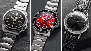 The BEST Watches Under 300  Seiko Orient Timex GShock amp MORE [upl. by Nwahsauq]