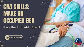 Make an Occupied Bed CNA Skill Prometric [upl. by Sproul]