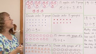 Introduction to remainders in division mental math [upl. by Ijan]