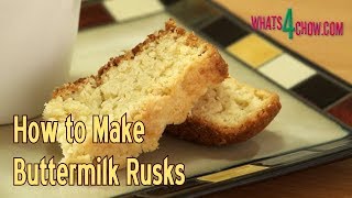 How to Make Buttermilk Rusks  Crunchy Dunking Biscuits [upl. by Garrett]