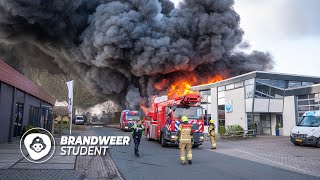 GROTE BRAND BIJ BANDENBEDRIJF [upl. by Kaja]