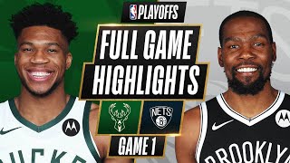 3 BUCKS at 2 NETS  FULL GAME HIGHLIGHTS  June 5 2021 [upl. by Airetnohs]