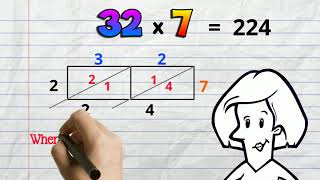 Lattice Method Multiplication [upl. by Soinotna427]