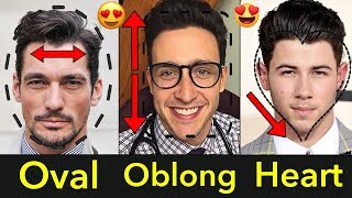 The Best Mens Hairstyles Guide for Long NonChiseled Round Faces  Oval Oblong Heart Face Shape [upl. by Grimaldi]