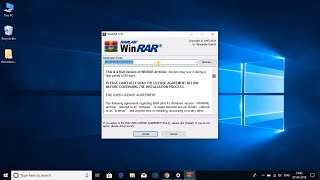 How to Install WinRAR on Windows 10 [upl. by Eenat]