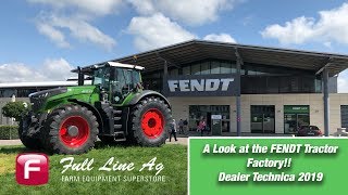 Fendt Tractor Factory in Marktoberdorf Germany Dealer Technica 2019 [upl. by Anallise]