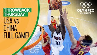 USA v China  Beijing 2008  Basketball Replays  Throwback Thursday [upl. by Femi251]