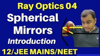 Ray Optics 04  Spherical Mirrors Introduction Focus Focal Length amp Focal Plane  Sign Convention [upl. by Alvar581]