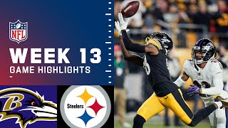 Ravens vs Steelers Week 13 Highlights  NFL 2021 [upl. by Atiuqram631]