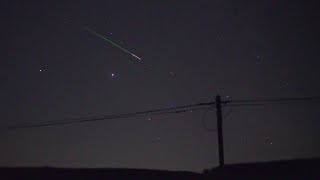 1 Min of Shooting Stars Live View  Perseid Meteor Shower 2020 [upl. by Orteip]