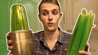 How To Make Celery Juice With a Nutribullet [upl. by Akinnej]