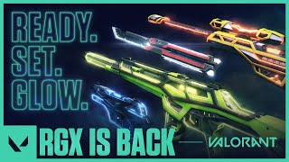 Ready Set GLOW  RGX 11z Pro Skin Reveal Trailer  VALORANT [upl. by Tuddor174]