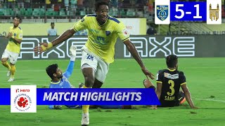 Kerala Blasters FC 51 Hyderabad FC  Match 52 Highlights  Hero ISL 201920 [upl. by Elleinnod]