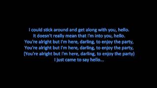 Martin Solveig amp Dragonette  Hello ON SCREEN LYRICS [upl. by Airdnek494]