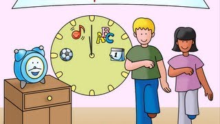 Mr Clock ¡Señor Reloj  Calico Spanish Transition Song for Kids [upl. by Robma]