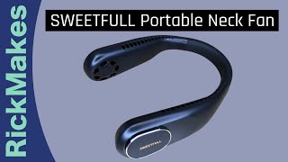 SWEETFULL Portable Neck Fan [upl. by Atteuqnas]