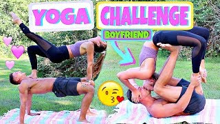 Boyfriend Vs Girlfriend Yoga Challenge [upl. by Box]