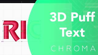 Digitizing 3D Puff Basics Inspire Plus Luxe  Chroma Digitizing Software [upl. by Lhamaj807]