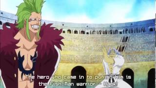 Bartolomeos Surprise Ability  Bartolomeo vs Hack  Bartolomeo pees to colosseum [upl. by Llerroj]