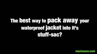 How to fold away our Packable Jacket [upl. by Maddie]