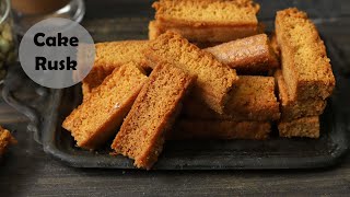 Indian Cake Rusk Recipe  Bakery Style Rusk [upl. by Webster]