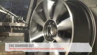 Alloy Wheel Repair Refinish Diamond Cut Wheel [upl. by Iana]