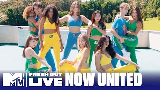 Now United Performs “Baila”  MTVFreshOut [upl. by Qidas]