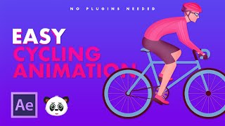 CYCLING ANIMATION IN AFTER EFFECTS [upl. by Adil]