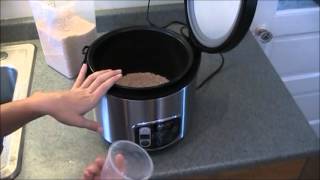 How to Use a Rice Cooker  Steamer [upl. by Esch113]