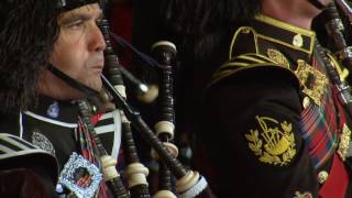 2010 Basel Tattoo massed pipes and drums [upl. by Randolph]