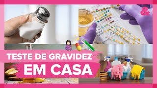 4 testes de gravidez caseiros [upl. by Bonnee903]