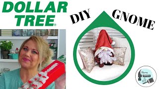 How To Make A Gnome from a Dollar Tree Mini Christmas Tree [upl. by Lezah]