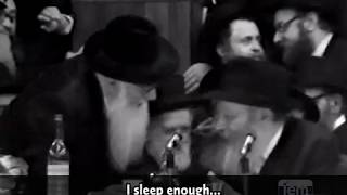 WATCH You Need to Sleep  Rabbi Tells the Lubavitcher Rebbe [upl. by Nail805]