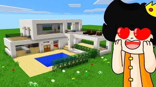 MINECRAFT 🏡 COMO HACER UNA CASA MODERNA [upl. by Lomaj]