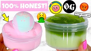 100 HONEST FAMOUS SLIME SHOP REVIEW OG SLIMES amp PEACHYBBIES [upl. by Frey131]