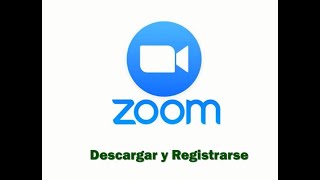 Descargar y registrarse en Zoom [upl. by Aliemaj]